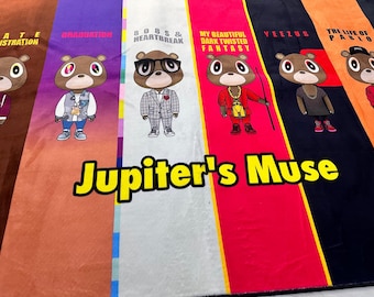 Kanye West,kanye West Rug,bear Rug,musıc Rug,colorful Rug,custom