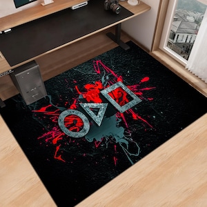 Game Button Rug,Gamer Rug,Gaming Rug,Game Rug,Colorful Rug,Play Room Rug,Game Decor,Custom Rug,Awesome Rug,E-Sport Rug,Area Rug,Gaming Gift