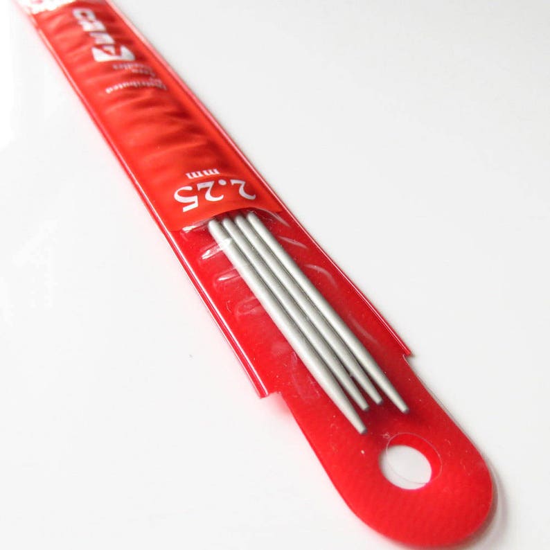 Aero 20cm double pointed aluminum Knitting Needles Set of 4 Etsy