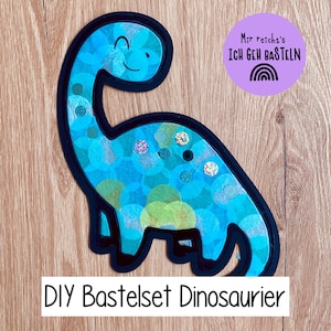 Dino Bastelset für Kinder – Kreativer Spaß mit vorgefertigten Materialien für einfache DIY-Dinosaurier, Bastelkit, Basteln Jungs