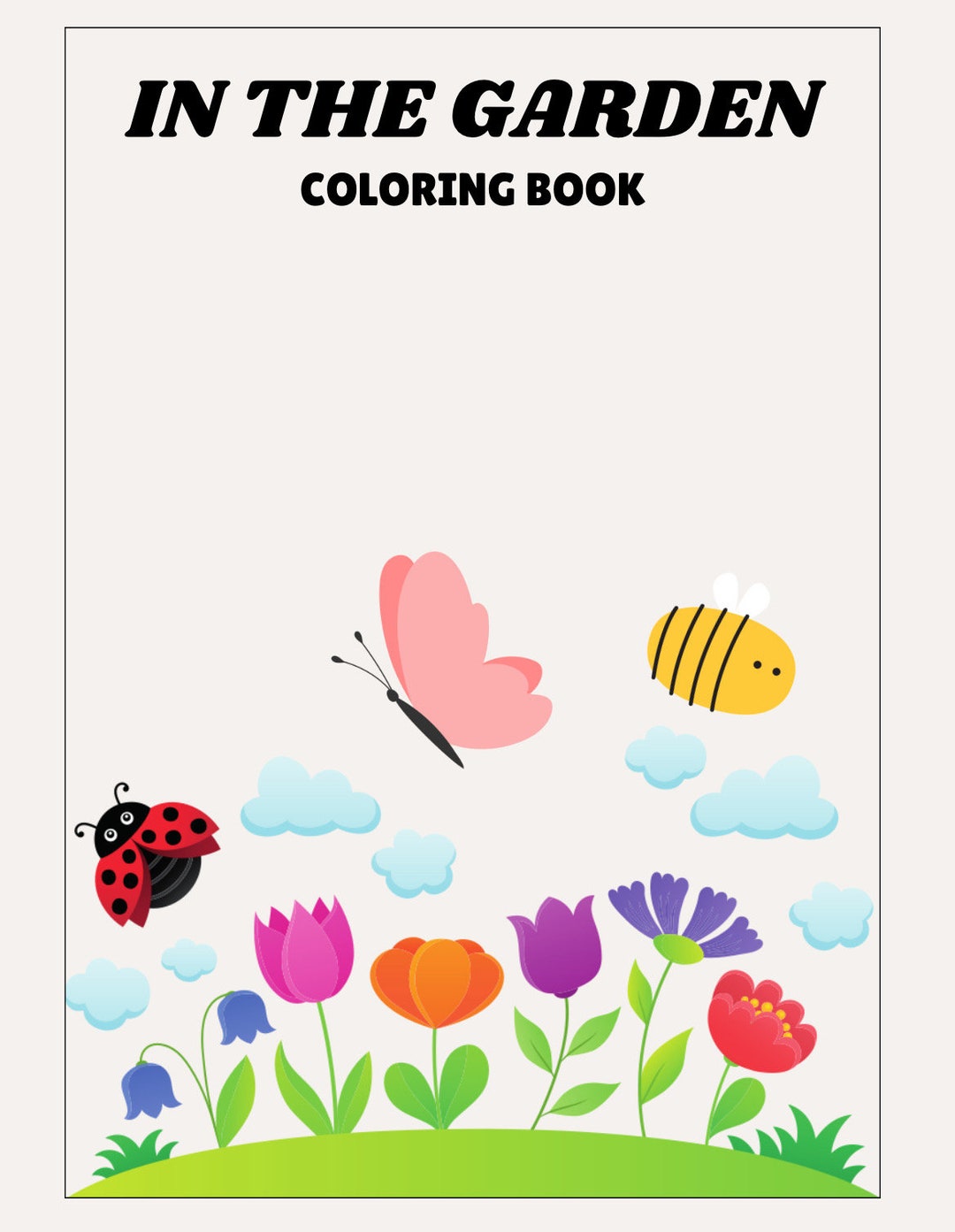 25 Garden Themed Coloring Pages Etsy