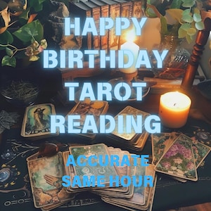 Happy Birthday Tarot Reading: Same Hour Solar Return - astrologische voorspellingen - gepersonaliseerde inzichten voor liefde, carrière en het komende jaar