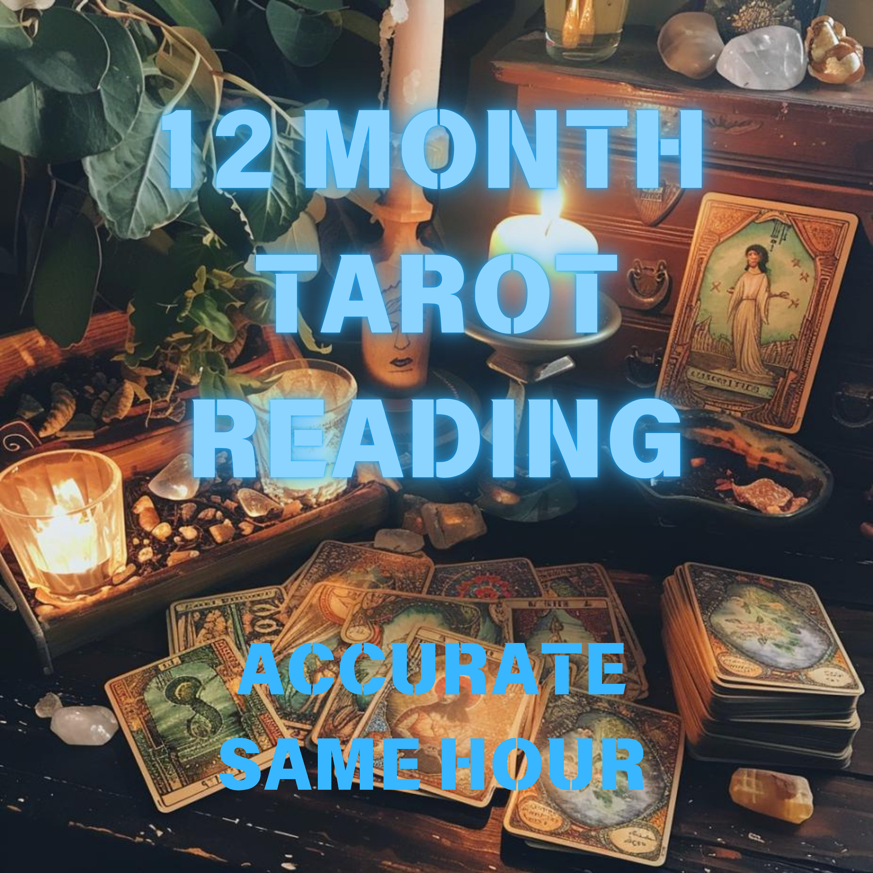 12-Month Future Tarot Reading: Truthful reading answering what  The Future Holds For You? | Any questions or focus can be done.