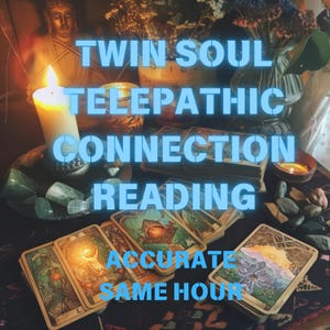 Twin Soul Telepathic Connection Reading:  Tarot Insights into Your Spiritual Bond, Relationship Dynamics, Reunion Timing, and Soul Lessons.