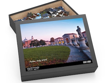 Puzzle of Italy (120, 252, 500-Piece) - Padua, Italy | Sunset Jigsaw for Adults, Kids, Family Fun | Wall Art Decor | Relaxation Gift Idea