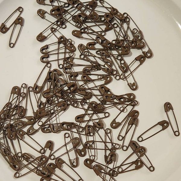 Rusted Safety Pins Etsy