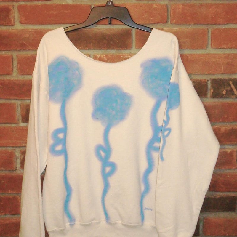 Jackie Ludtke 8276 Painted Flowers Top