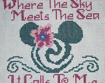 Moana Cross Stitch