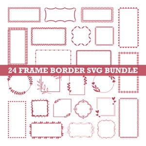 Frames SVG, Decorative Frames, Rectangle Frame SVG, Frames Cut File, Frame SVG, Frames Png, Borders Svg, Wedding Frame Svg, Frame Elements