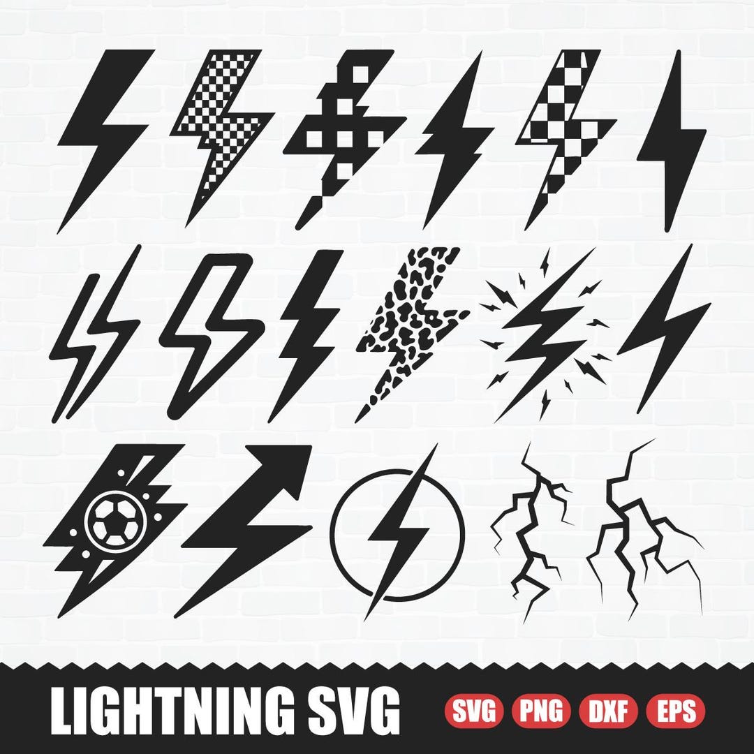 Lightning SVG, Lightning Bolt SVG, Lightning Png, Thunder SVG, Flash ...