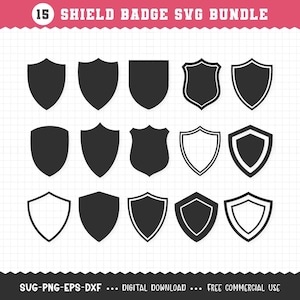 Shield SVG Bundle / Shield SVG / Shield Clipart / Shield Design SVG / Shield Png / Shield Cut File for Cricut / Instant Download