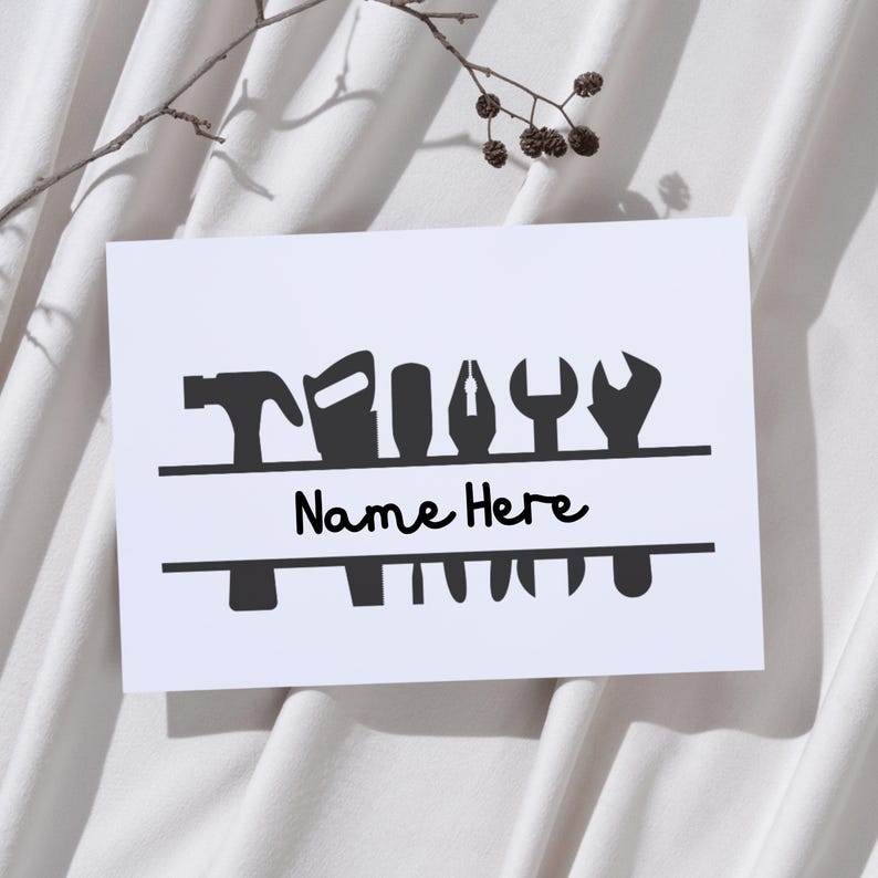 Handyman Tools Split Monogram SVG Bundle (digital Download) - Etsy