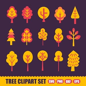 Baum Clipart, Baum des Lebens Clipart, Eiche Baum Clipart, Kiefer SVG, Baum SVG, Baum des Lebens SVG, Baum SVG, Baum geschnitten Dateien