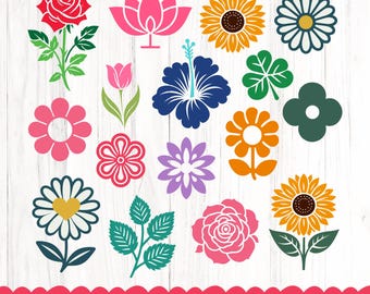 Blume SVG-Bundle, Blume Png-Bundle, Blume Formen SVG, Blume Bundle SVG, Retro Blume SVG, süße Blume SVG, Blume Schneidedateien
