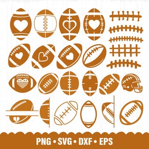 Football SVG Bundle, Football SVG, Football Cut File, Football Monogram, Football Laces Svg, Football Graphics, Football Season Svg