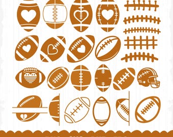 FOOTBALL SVG Bundle, Football Svg, Football Silhouette, Football PNG, Football Cut Files, Football Cut File For Cricut