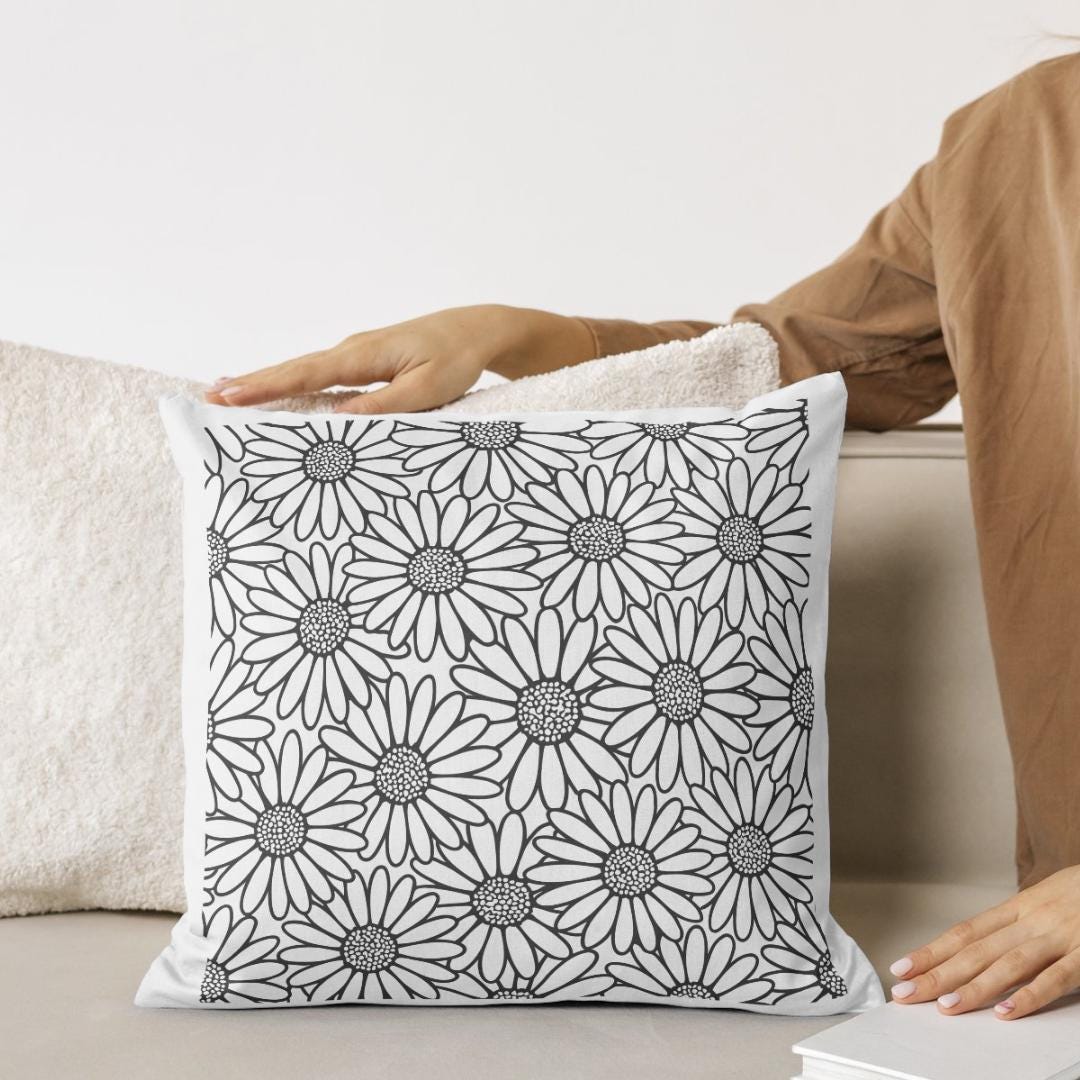 Daisy Pattern SVG, Seamless Daisy SVG, Daisy Pattern, Daisy Print ...