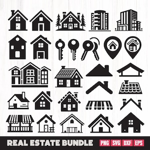 House Svg Bundle, House silhouette, Little House Svg, House Outline svg, Real Estate Svg, House Clipart, Home Svg, Sweet Home Svg, Svg Home