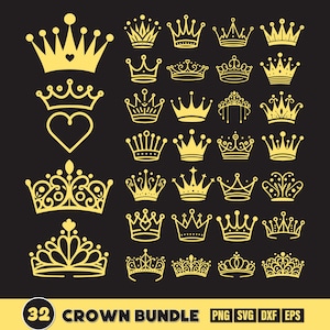 Kronen-Svg-Bundle, Königskronen-Svg, Kronen-Svg, Kronen-Png, Kronenschnitt-Datei, Prinzessin Kronen-Svg, Königskronen-Svg, Kronen-Svg-Datei, Kronendesign