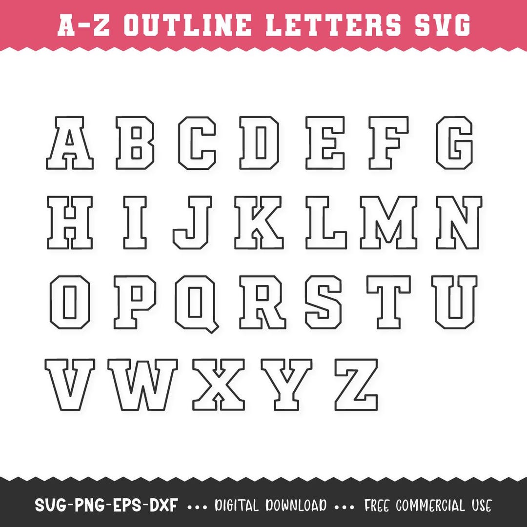 Varsity Font SVG / Varsity Alphabet SVG / Alphabet Bundle SVG ...