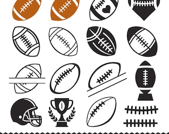 Pacote de arquivos SVG de futebol, SVG de futebol, arquivos SVG de futebol, PNG de futebol, silhueta de futebol, arquivo de corte de futebol, SVG de futebol para Cricut