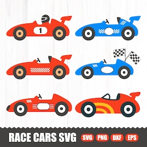 Race Car SVG, Race Car PNG, Race Car Clipart, Racecar Svg, Racing Car Svg, Retro Racing Cars, Racecar Bundle, Race Car Designs
