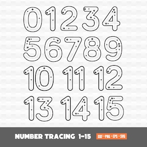 Numbers Svg, Numbers Png, Number Tracing, Numbers Cut File, Numbers Templates, Number svg, Number Vector, Numbers Cricut, Number Png