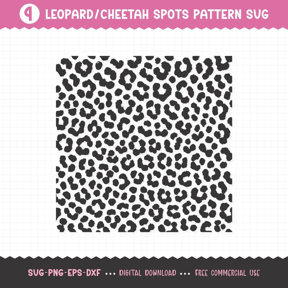 Leopard Svg Pattern Free Leopard Print SVG, Leopard Pattern Svg, Leopard Spots Svg, Heart ...