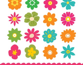 Flower SVG Bundle | Retro Flower SVG | Daisy Clipart | Daisy Flower Svg | Flower Png | Flower Cut File | Flower Svg | Flower Png Bundle