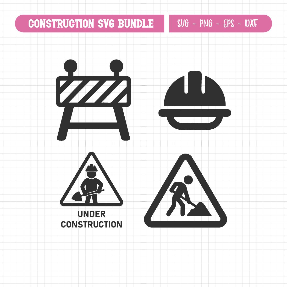Construction SVG, Construction PNG, Trucks SVG Files, Excavator Svg ...