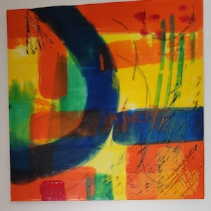 Encaustic painting 12x12