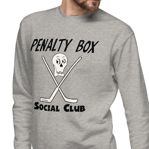 Penalty Box Social Club Sweatshirt, Hockey Shirt, Pitter Patter, Goon Squad, Jolly Roger - Life Happens