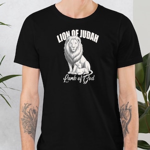 The Lion & The Lamb, Christian T-Shirt, Lamb of God, Religious Shirt - Life Happens