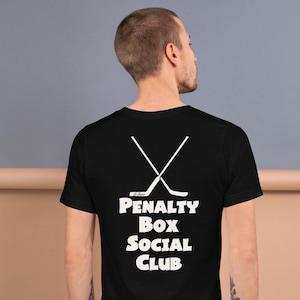 Penalty Box Social Club T-Shirt, Hockey Shirt, Pitter Patter, Goon Squad - Life Happens
