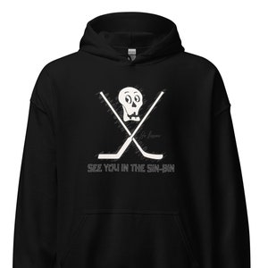 Goon Squad Hoodie, Hockey Shirt, Penalty Box, Jolly Roger - Life Happens