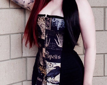 26" RTW 'Nevermore' Curvy Corset Dress