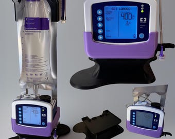 Kangaroo Joey Pump Caddy: Magnetic Base, Portable Enteral Feeding