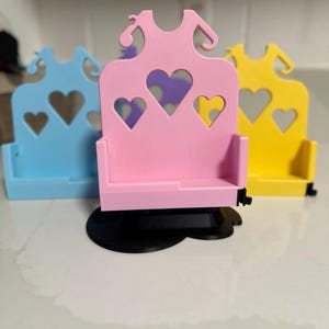 G-Tube Feeding Pump Caddy Heart Shaped | Infinity Pump Stand and Hanger| No Bolts or Modification Needed! | Tubie Feed Pump Base/Table Stand