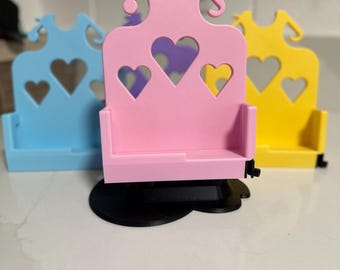 G-Tube Feeding Pump Caddy Heart Shaped | Infinity Pump Stand and Hanger| No Bolts or Modification Needed! | Tubie Feed Pump Base/Table Stand