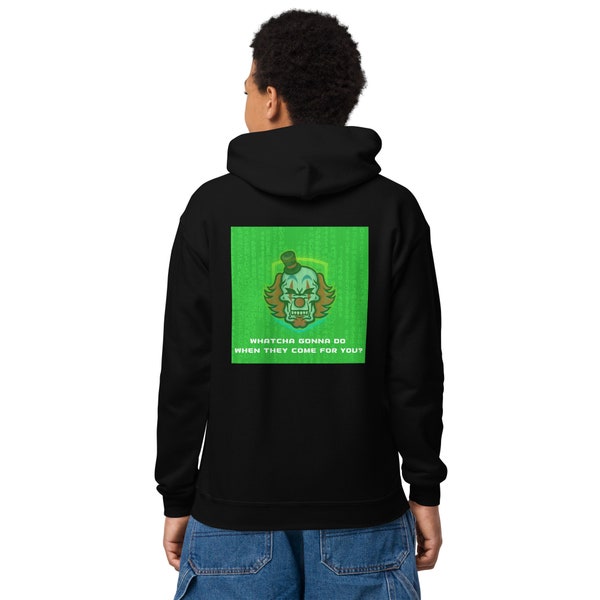 Hoodie Jugendliche Joker / Kapuzenpulli Teenager / Trendy Hoodie / Streetstyle Hoodie / Geschenk für Jugendliche