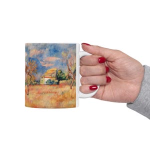 Renoir Artistic Landscape Ceramic Mug - Perfect Gift for Art Lovers, Coffee Enthusiasts, Home Decor, Birthday, Mother's Day