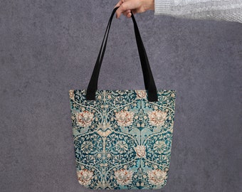 ウィリアム・モリス ハニーサックル トートバッグ：アーツ