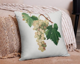 Giorgio Gallesio Muscat Grape Sofa Scatter Pillow, indoor throw cushion, vintage painting on a  Scatter throw cushion, sofa home accessories