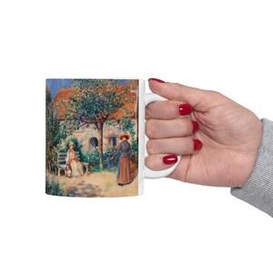 Renoir Artistic Ceramic Mug, Perfect for Art Lovers, Decorative Drinkware, Unique Gift for Friends, Home & Office Decor