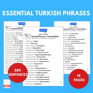 280 viktiga turkiska fraser