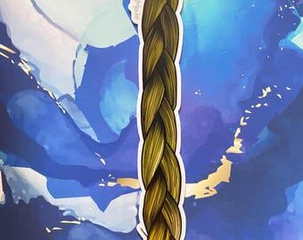 Sweetgrass Braid Vinyl Sticker