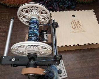 LWS autowinder level winding system for the Heavenly Handspinning XXL Series spinning wheels