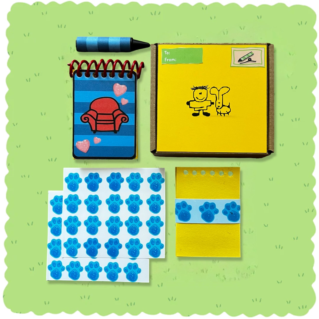 Blues Clues Handy Dandy Inspired Steve Notebook Mini Clues - Josh Love ...
