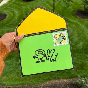 Clues Steve Mail Time Envelope Season 1 Ep 14 - Handy Dandy Blues Clues Letter - We Just got a Letter - Blue Wants to Play a Song Game