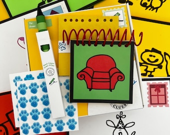Blues Clues Handy Dandy Inspired Steve Notebook Clues Gift Box - Standard Size Steve Notebook - Handcrafted Handy Dandy Notebook